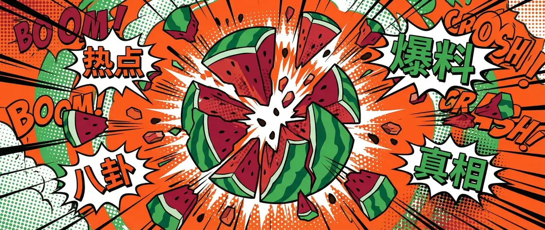 今日看料 今日头瓜爆炸漫画横幅